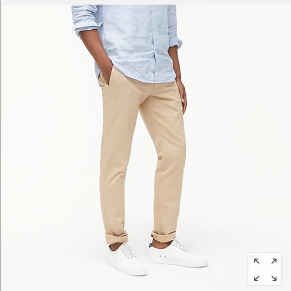 J. Crew Factory Driggs Slim Fit Stretch Khakis - Picture 1 of 9